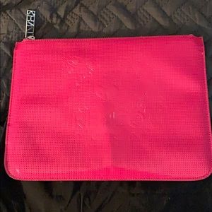 Bright pink Kenzo clutch